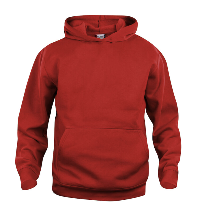 Clique Basic Hoody Unisex Rød